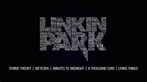 Linkin Park Typography 4k Wallpaper
