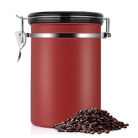 18l Sealed Coffee Bean Storage Jar With Simple Time Recorder Tea