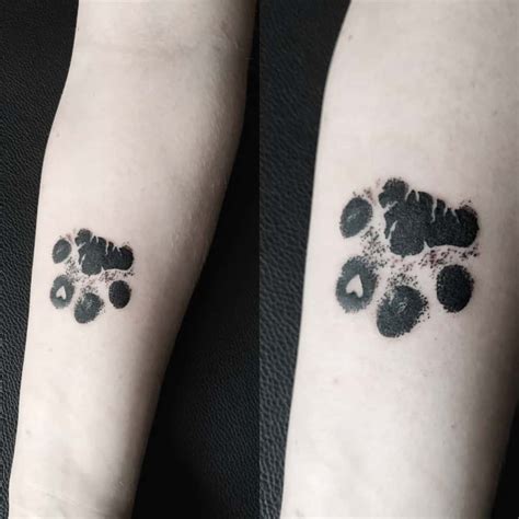 Share More Than Cat Paw Print Tattoo Best In Cdgdbentre