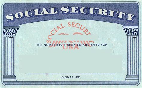 Once you have a valid visa to live. Editable Social Security Card Template Pdf ...