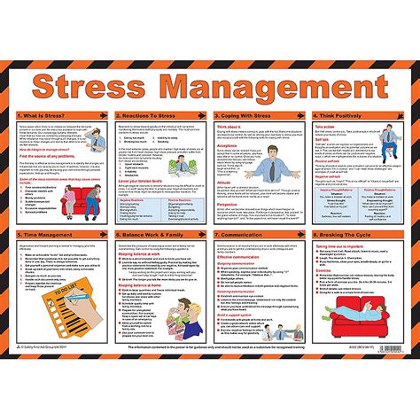 Stress Management Poster British Safety Signs
