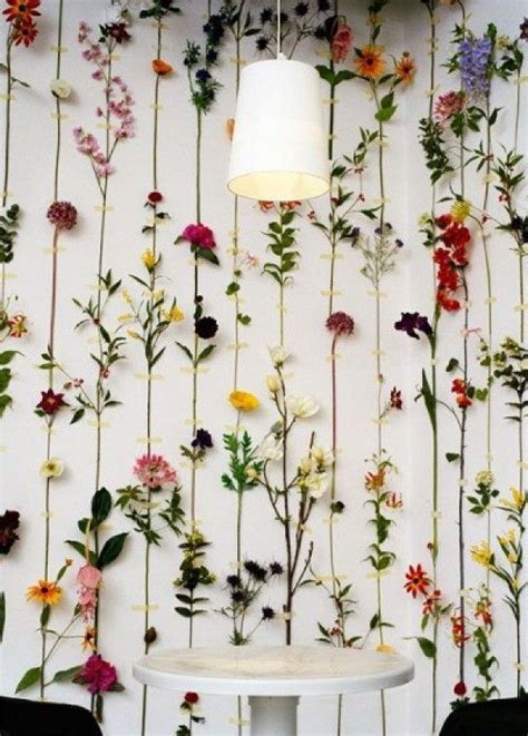 Life At Home Flower Wall Decor Diy Flower Wall Flower Wall