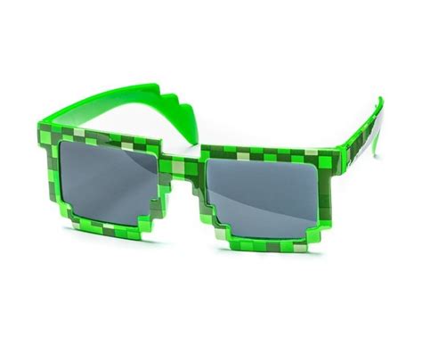 8 Bit Pixel Party Glasses Minecraft Style Gadget Master Original Funny Ts
