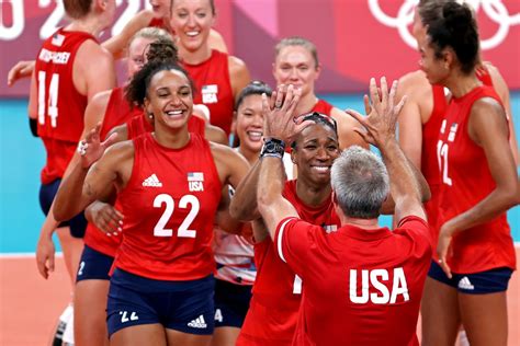 The Us Womens Volleyball Team Wins Their First Olympic Gold Popsugar Fitness Photo 10