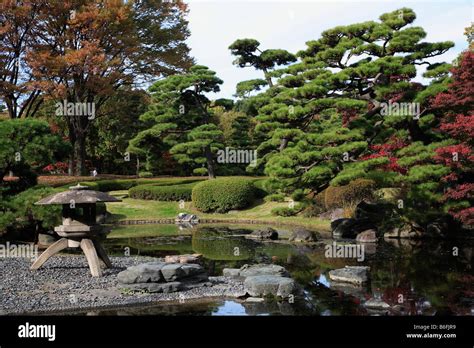 Japan Tokyo Imperial Palace East Garden Stock Photo Alamy