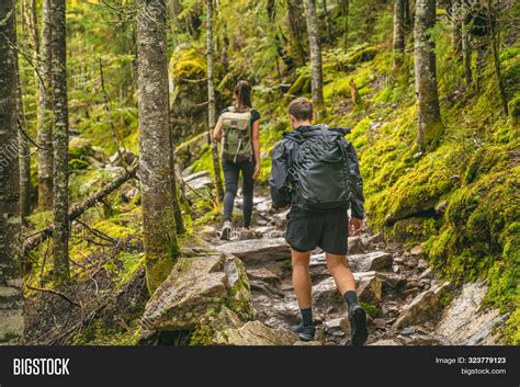 Hike Couple Hikers Image And Photo Free Trial Bigstock