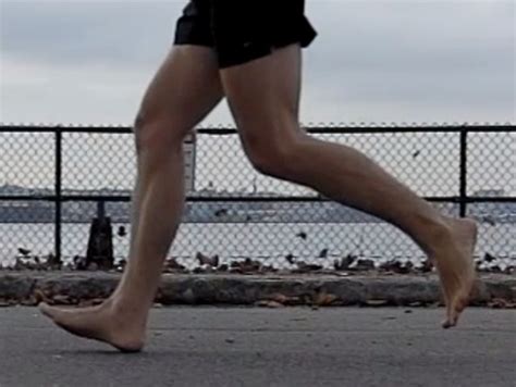 Slow Motion Video Barefoot And Shod Running Form From The Nyc Barefoot Run