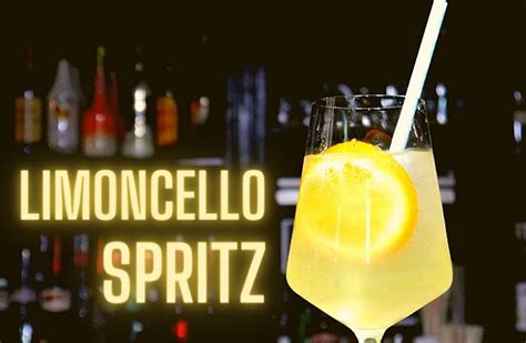 Limoncello Spritz Cocktail Recipe Wicki Wacki Woo