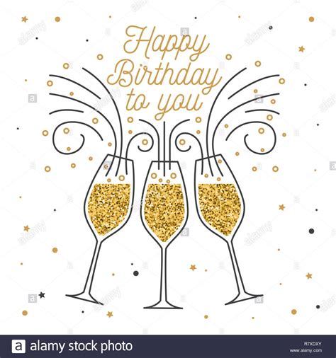 Find the perfect happy birthday champagne stock photos and editorial news pictures from getty images. Happy Birthday to you. Stamp, badge, sticker, card with ...
