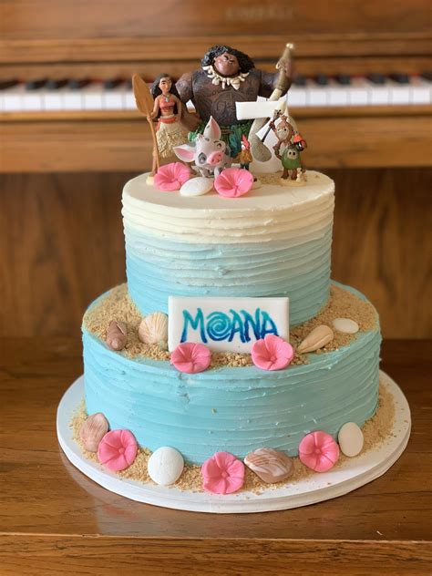 Moana Birthday Cake Im Still Obsessing Over My Hand Painted Food
