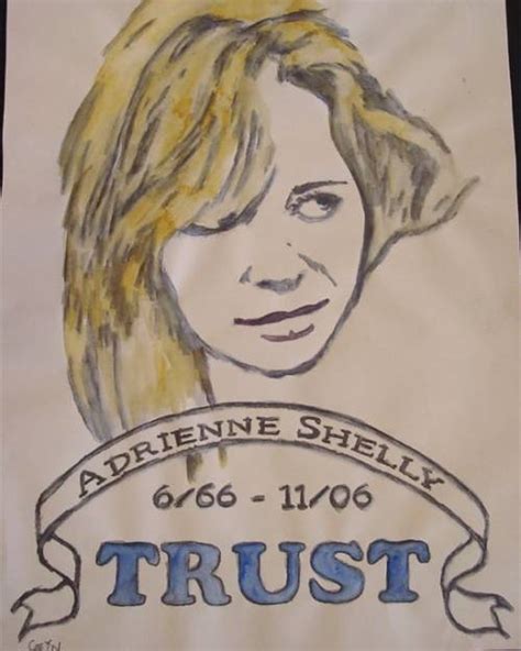 Adrienne Shelly Trust By Gidget Gein9x12 Framedwatercolor On Paper