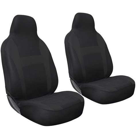 Suv Seat Covers For Ford Expedition 2pc Bucket Black Wintegrated Head Rest