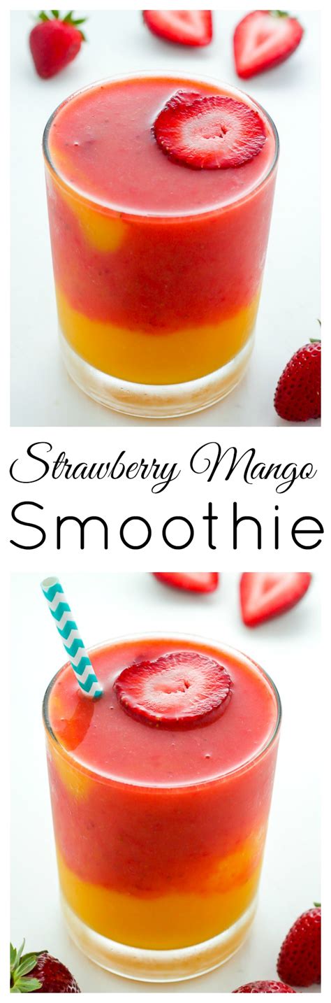 Strawberry Mango Smoothie Baker By Nature