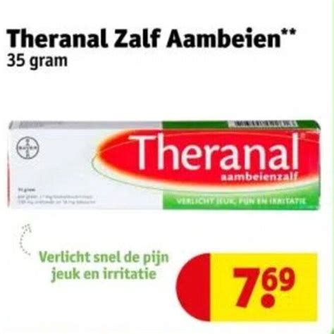 Theranal Zalf Aambeien 35g Aanbieding Bij Kruidvat