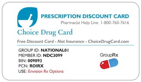 Free Discount Drug Card Prescription Assistance Program Choice Drug