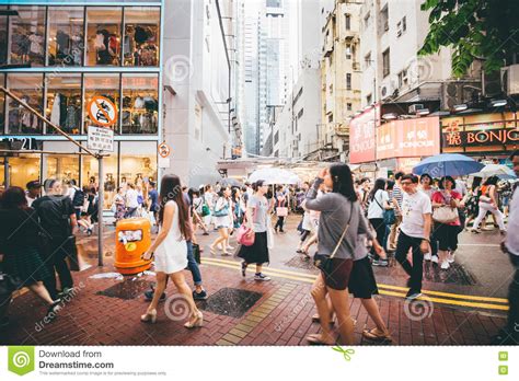 Shopping On Causeway Bay In Hong Kong China Editorial Photography