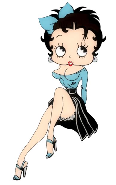 betty boop in low cut top showing lots of leg pinup booplove betty boop quotes betty boop