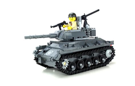 Us Army Chaffee Tank World War 2 Complete Set Made W Real Lego® Bricks