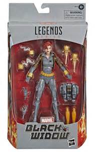 Exclusive Marvel Legends Black Widow Grey And White Costume Comic Figures