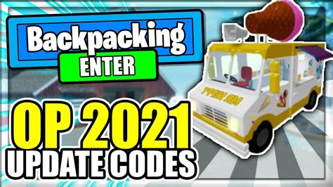 2021 All New Secret Op Codes Backpacking Roblox Youtube