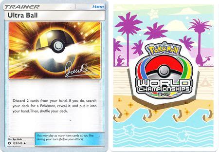 2013 pokemon card ultra ball secret rare 122 bw plasma freeze psa 10 gem mint. Ultra Ball - World Championship 2017 - Pokemon | TrollAndToad