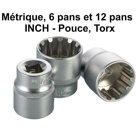 One millimeter is equal to 0.03937 inches 4 mm. Douilles universel 8 - 32 mm 1/2 " torx , inch, 6 - 12 pans