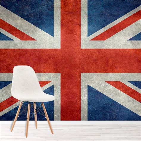 United Kingdom Flag Union Jack Wall Mural Wallpaper