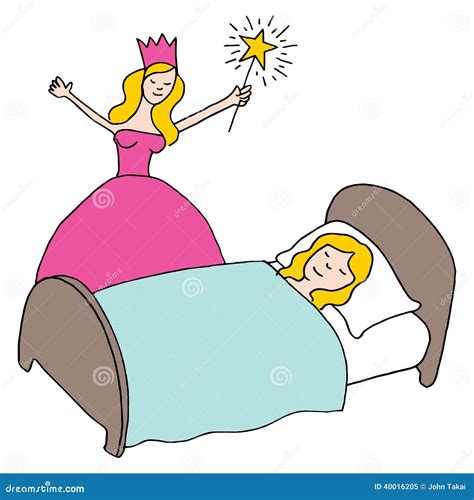 Childhood Fairy Godmother Cartoon Vector | CartoonDealer.com #40016205