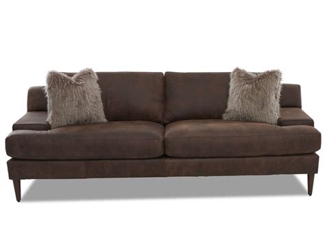 Talon 93 All Leather Modern Sofa Sofas And Sectionals