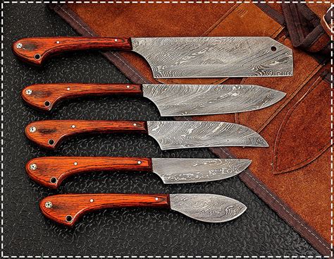 Professional Kitchen Chef Knife Set With 5 Pocket Case Best Offer