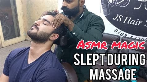 Asmr Head Massage Therapy Neck Massage Which Really Made Me Sleepy 🙂