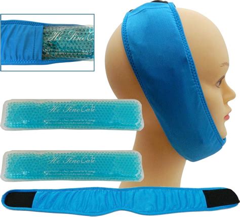 Face Ice Pack For Jaw Head And Chin 2 Reusable Hot Or