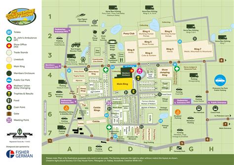 Take A Look At The Official 2023 Showground Map! - Royal Cheshire Show