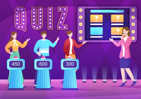 Best People In Tv Quiz Show Illustration Download In Png And Vector Format