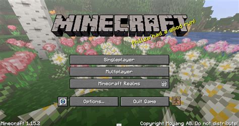 Just Loaded In To Minecraft To This When Was The Splash Text Added