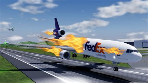 Fedex Flight 80 Crash Recreation In Project Flight Youtube
