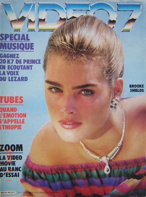 Brooke Shields Covers Video7 France June 1985 Brooke Shields