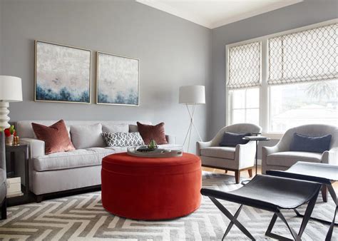 Soft Gray Transitional Living Room Hgtv
