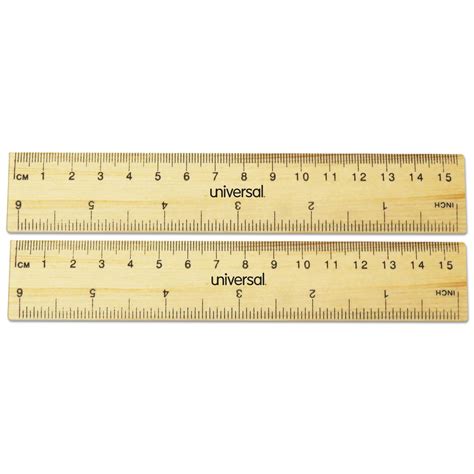 Universal Flat Wood Ruler Standardmetric 6 59024