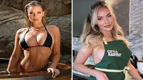 Paige Spiranac Goes Naked Under Apron After Promising Sexiest Pictures