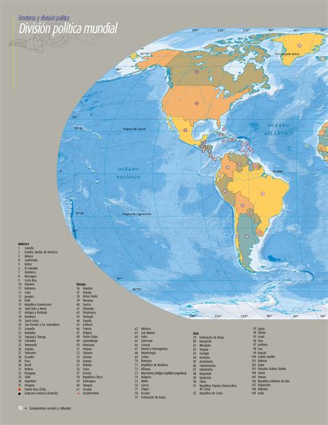 Atlas Del Mundo Quinto Grado 2020 2021 Página 72 De 121 Libros De
