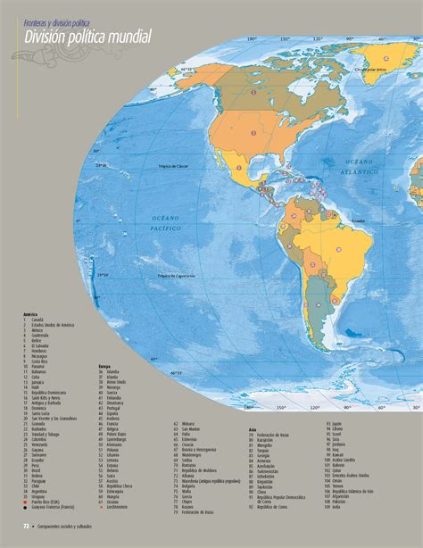 Solo en 4° y5° se les da un atlas uno de atlas de geografía del mundo. Atlas del Mundo Quinto grado 2020-2021 - Página 72 de 121 - Libros de Texto Online