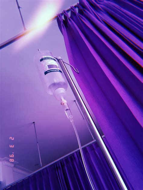 Infusiones Infused Sick Aesthetic Purple Fotografie Ziekenhuis