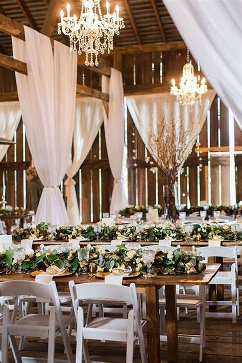 30 Chic Rustic Barn Wedding Reception Ideas