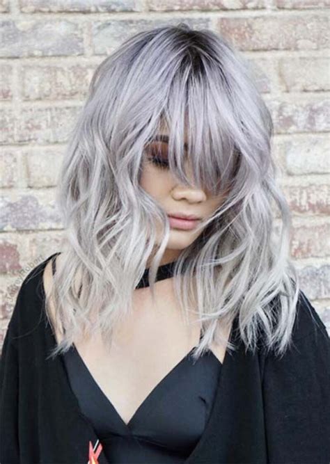 Silver Hair Trend 51 Cool Grey Hair Colors To Try Silver Hair Color