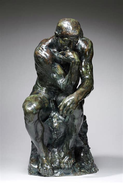 The Thinker 1880 Painting By Auguste Rodin