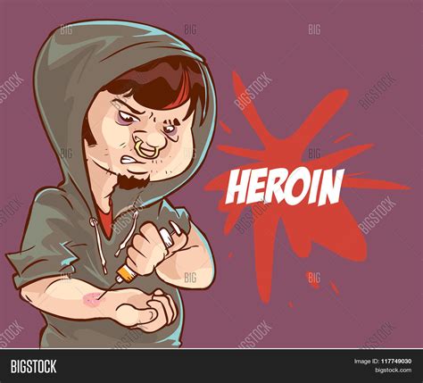 Cartoon Vector Illustration Drug Vector And Photo Bigstock