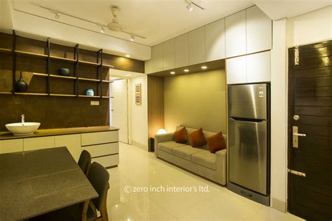 Studio Apartment Interior Design Zero Inch Interiors Ltd