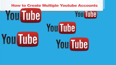 How To Create Multiple Youtube Channels Using One Account YouTube