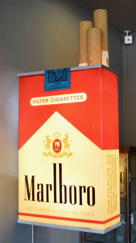 massive vintage marlboro light up cigarette pack at 1stdibs marlboro light up sign vintage